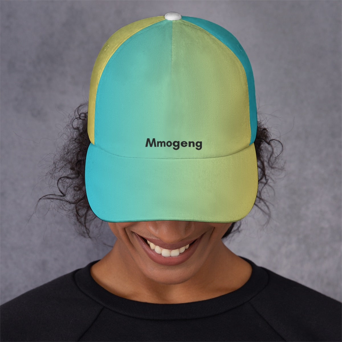 Mmogeng Gradient Color-Pop Peaked Cap for Fashionable Look | Polyester Fabric