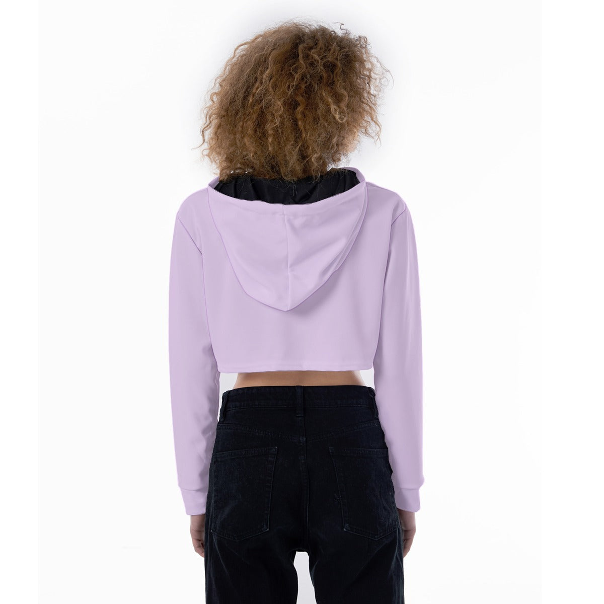 Mmogeng Clouds Aesthetic Crop Hoodie - Drop Shoulder Long Sleeve with Drawstring | Casual Wear