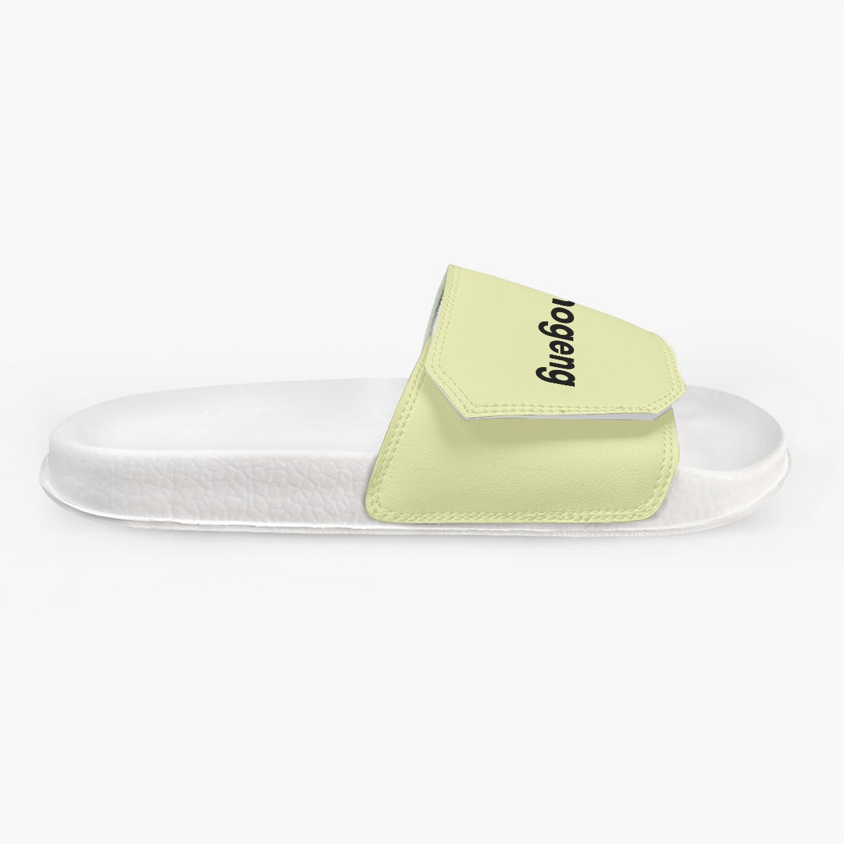 Mmogeng Beige Lightweight PVC Sandals for with Velcro Closure - Water-Resistant & Slip-Resistant