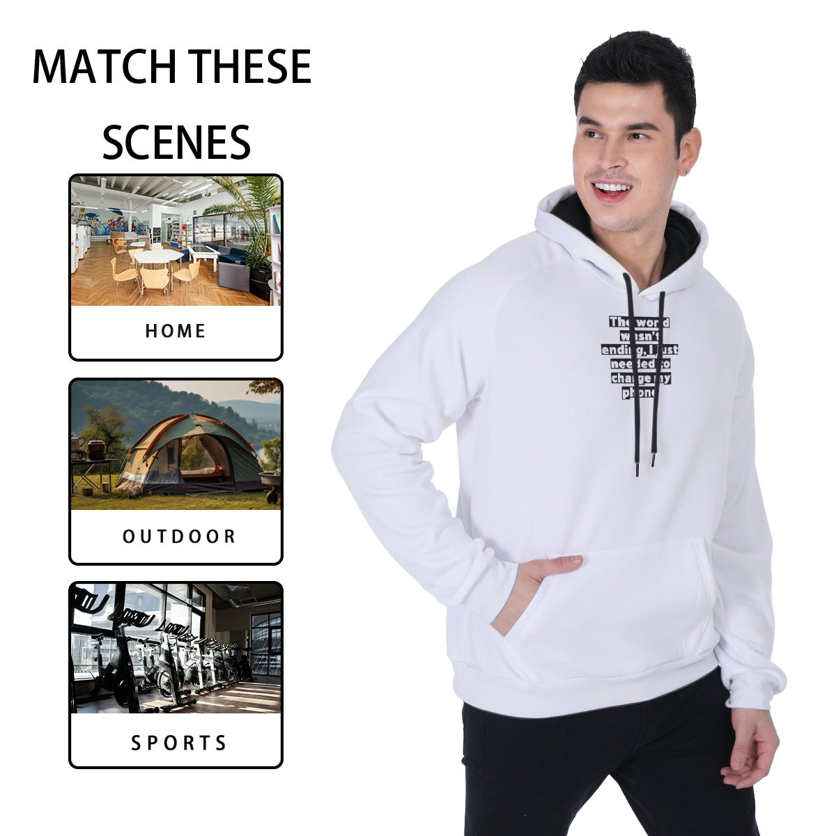The World wasn't ending... Heavyweight Hoodie by Mmogeng Original Comfortwear