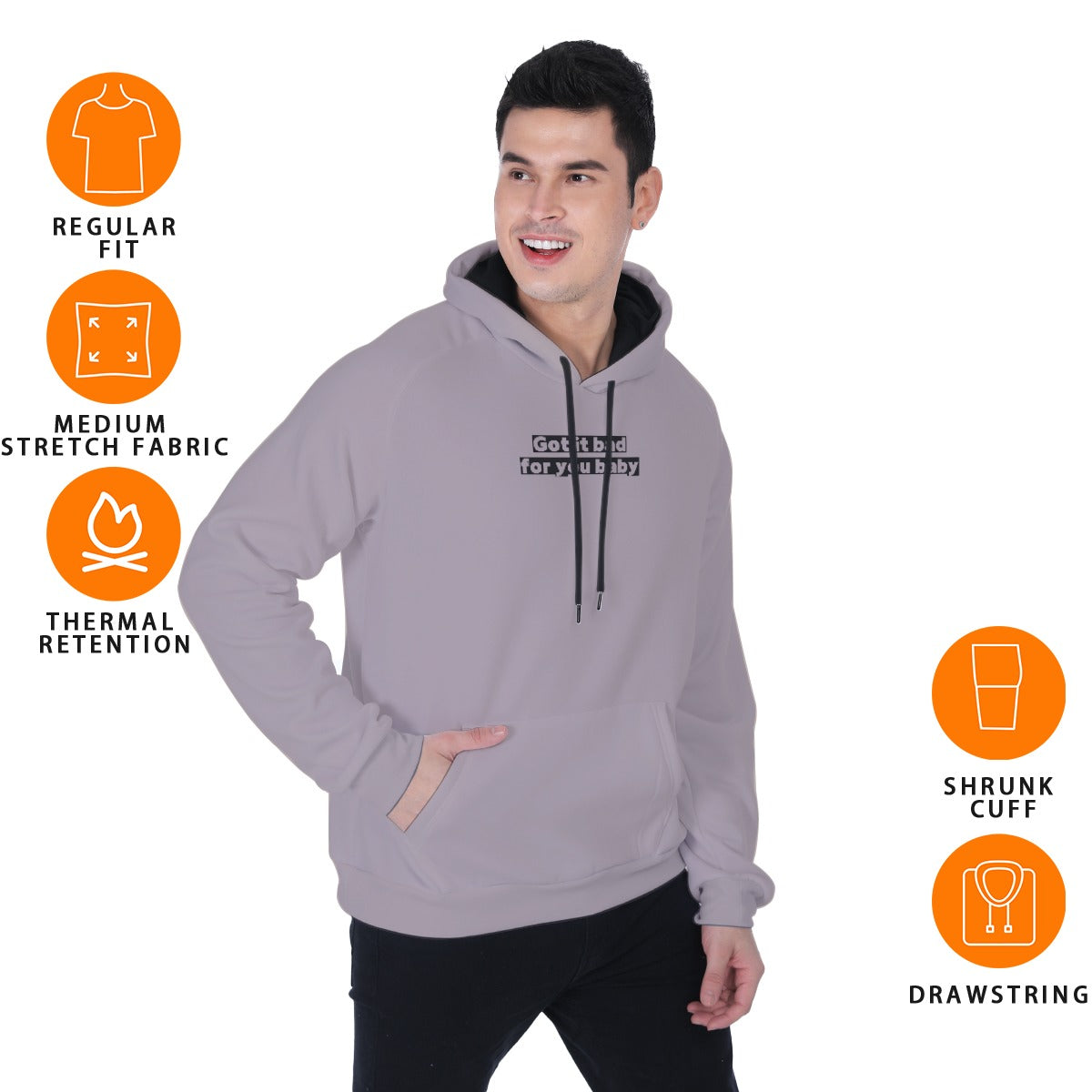 Got it bad for you baby Original Comfort Heavyweight Hoodie | Mmogeng