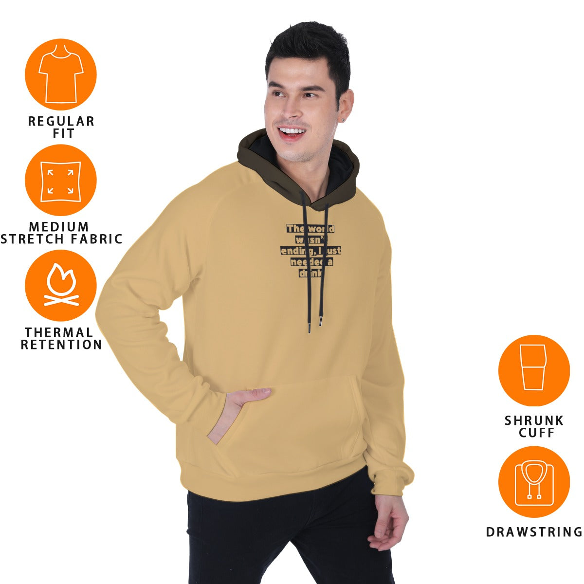 The World wasn't ending... Heavyweight Hoodie | Mmogeng Original Comfortwear