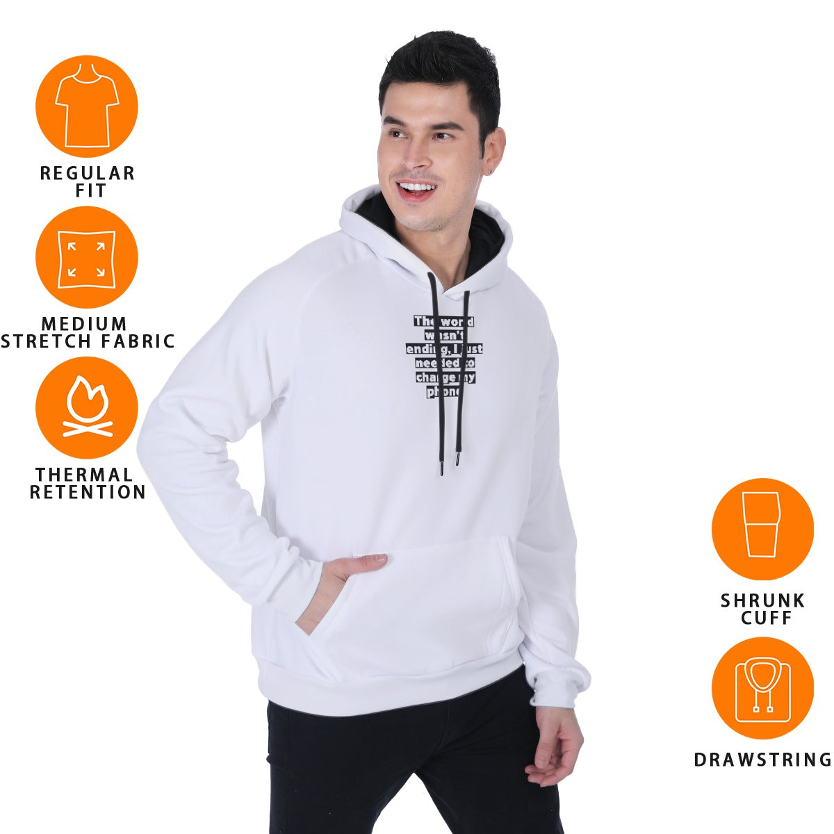 The World wasn't ending... Heavyweight Hoodie by Mmogeng Original Comfortwear